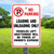 No Parking Loading - 12"x 18" Aluminum Sign