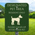 Designated Pet Area 10"x12" Aluminum