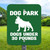 Dog Park Under 30 Lbs 10"x12" Aluminum