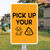 Pick Up Emoji 12"x 18" Aluminum