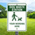 Custom Dog Sign: Dog Waste Station - 12"x 18" Aluminum Sign