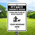 Custom Dog Sign: Transmits Disease - 12"x 18" Aluminum Sign