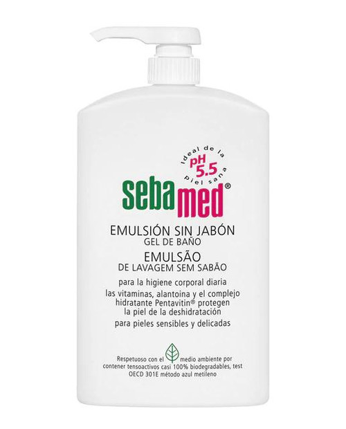 Emulsión sin jabón sebamed