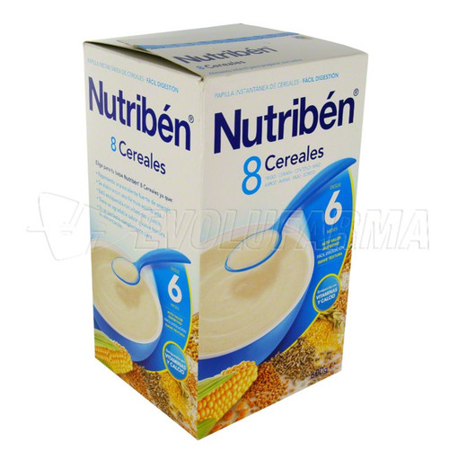 Nutriben 8 cereales. envase 600 g.