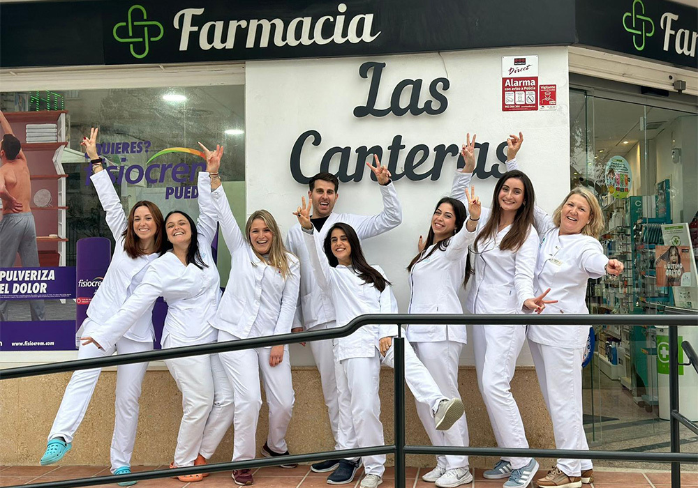 Equipo de la Farmacia Las Canteras en Puerto Real, Cádiz