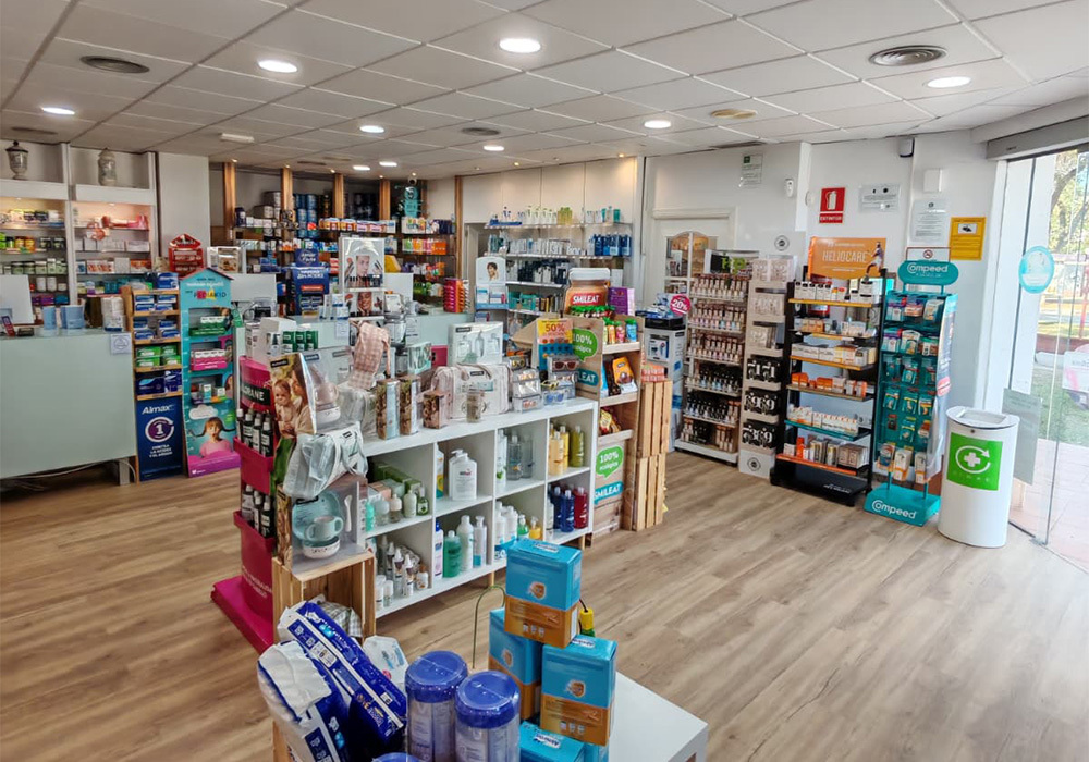 Interior de la Farmacia Las Canteras en Puerto Real, Cádiz