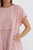 Blush Pleat Dress