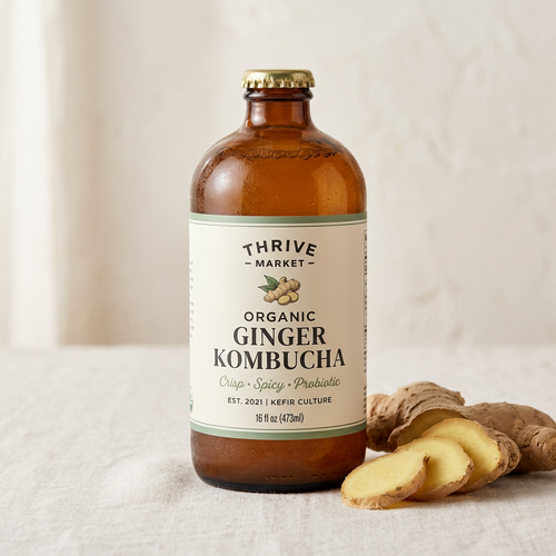 Organic Ginger Kombucha, 16 fl oz