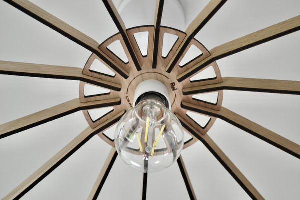 Photo inspiration: Large Modern Minimalist Wooden Lampshades By Rewind Designs Uk Photo Inspiration