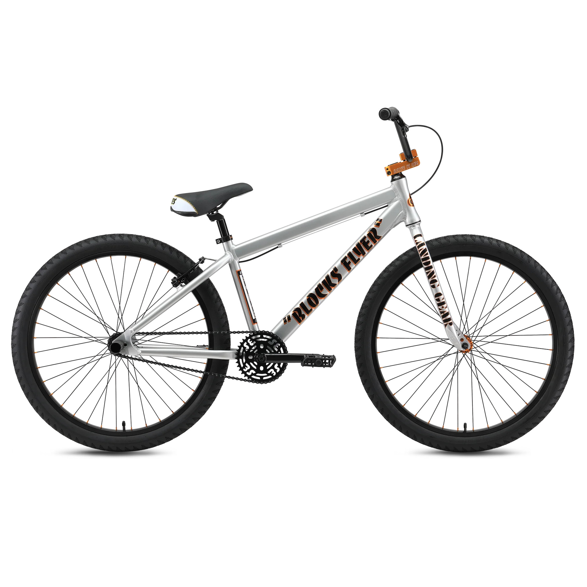 Blocks Flyer 26 - Iced Out Silver - Derby Bicycle