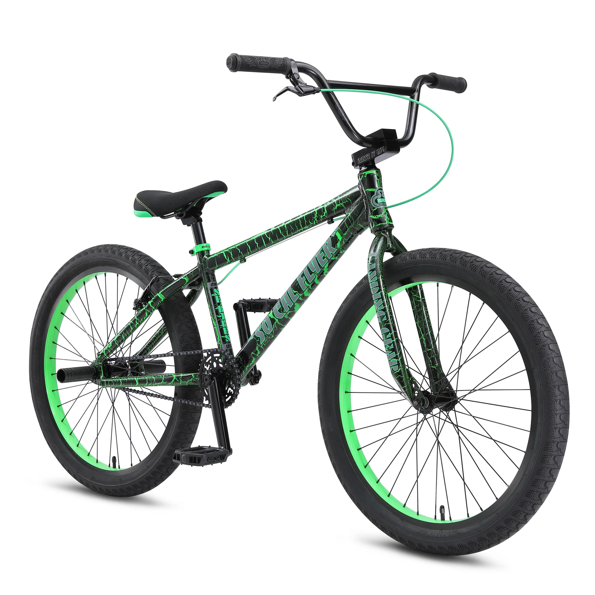 SO CAL FLYER 24 - Green Crackle - Derby Bicycle SO CAL FLYER 24 - Green Crackle - Derby Bicycle