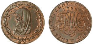 Parys Mine Company, Copper Halfpenny, 1788 (D&H Anglesey 317)