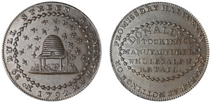 William Donald, Commercial Halfpenny, 1792 (D&H Nottinghamshire 7)