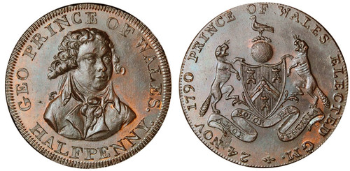 James Sketchley, Masonic Copper Halfpenny   (D&H Middlesex 367)