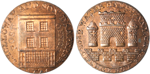 Holloway & Son, Commercial Halfpenny, 1794  (D&H Somersetshire 86)