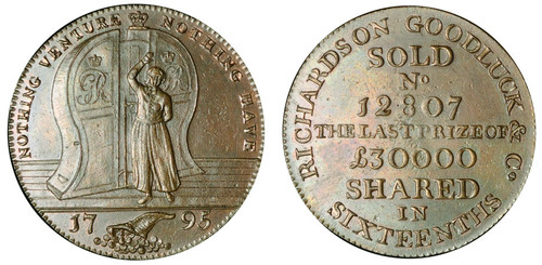 Richardson, Goodluck, & Co, Commercial Halfpenny, 1795 (D&H Middlesex 471)