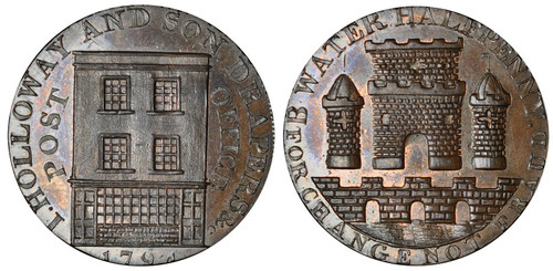 Holloway & Son, Commercial Halfpenny, 1794 (D&H Somersetshire 86d)