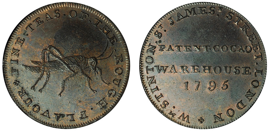 William Stinton, Copper Halfpenny, 1795 (D&H Middlesex 904a William Stinton, Copper Halfpenny, 1795 (D&H Middlesex 904a