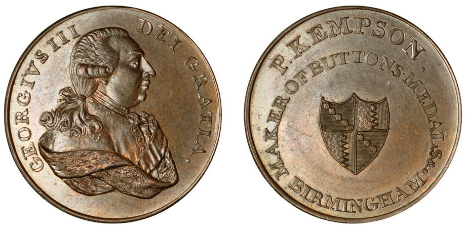 Peter Kempson, Birmingham Building Series, George III Halfpenny