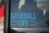 BASEBALL LIFE Vinyl Decal Sticker 7" x 3.5" Little League HS