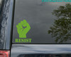 RESIST with PROTEST FIST Vinyl Sticker - Die Cut Decal