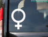 FEMALE GENDER Vinyl Sticker - Sign Mars Symbol Venus Feminine Woman - Die Cut Decal