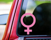 FEMALE GENDER Vinyl Sticker - Sign Mars Symbol Venus Feminine Woman - Die Cut Decal