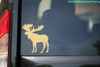 Moose  Vinyl Decal - Antlers Bull Elk Deer - Canada - Die Cut Sticker