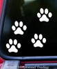 PAWPRINTS - 50 2" Vinyl Decal Stickers Dog Cat Puppy Kitten