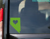 NEVADA HEART State Vinyl Decal Sticker 6" x 4" Love NV