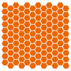 Hexagons (120) 1" Vinyl Decal Stickers - Hexagon Polygon 6 Decor Accent