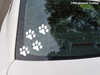 set of 8 CAT 2" x 1.75" PAWPRINTS - Vinyl Decal Stickers - Car Truck Notebook Paw Prints Kittens