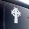 Celtic Cross Vinyl Decal V2 – Irish Ireland Christian Sticker