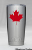 2x MAPLE LEAF 2.5" x 2.5" Vinyl Decal Stickers - Canada Canadian Flag