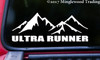 ULTRA RUNNER  Vinyl Sticker - Running 50K 50M 100K 100M  - Die Cut Decal