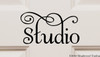 STUDIO 6.5" x 3.5" Vinyl Decal Sticker - Door Sign