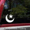 STAR AND CRESCENT - Vinyl Decal Sticker - Moon - Islam Symbol