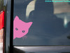 CAT PEEKING Vinyl Sticker - Feline Pet Kitten - Die Cut Decal