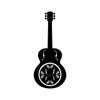 Dobro  Vinyl Decal - Guitar Bluegrass Country Music - Die Cut Sticker