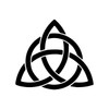 Celtic Trefoil Knot Vinyl Decal - Irish Ireland Trinity Celt Triquetra - Die Cut Sticker