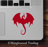 FLYING DRAGON Vinyl Decal Sticker -V5- Wyvern Fantasy Horned Serpent