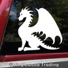 DRAGON Vinyl Decal Sticker - V3- Wyvern Fantasy Folklore Medieval