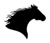 Horse Head -V6- Vinyl Decal Sticker - Equestrian Farm Riding Dressage Equine Profile Silhouette