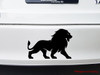 Lion Vinyl Decal V2 - Big Cat King of the Jungle Leo Mane - Die Cut Sticker