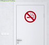 No Smoking Sign - Vinyl Decal Sticker - Cigarettes Cigars Secondhand Smoke
