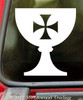 HOLY GRAIL - Vinyl Decal Sticker - Jesus Christ Last Supper Chalice Cup