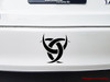 TRIPLE CRESCENT MOON - Vinyl Decal Sticker - Wiccan Symbol Goddess Witchcraft Woman