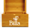 BILLS Vinyl Sticker - Box Bin Label Die Cut Decal - Swash