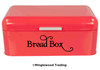 BREAD BOX Vinyl Sticker - Kitchen Breadbox Bin Label - Die Cut Decal - Swash