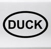 Duck OBX Oval Vinyl Sticker - Outer Banks North Carolina NC - Die Cut Decal